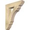 Ekena Millwork Olympic Slat Rough Sawn Bracket, Douglas Fir, 4"W x 20"D x 24"H BKT04X20X24OLY06RDF - alternate 1
